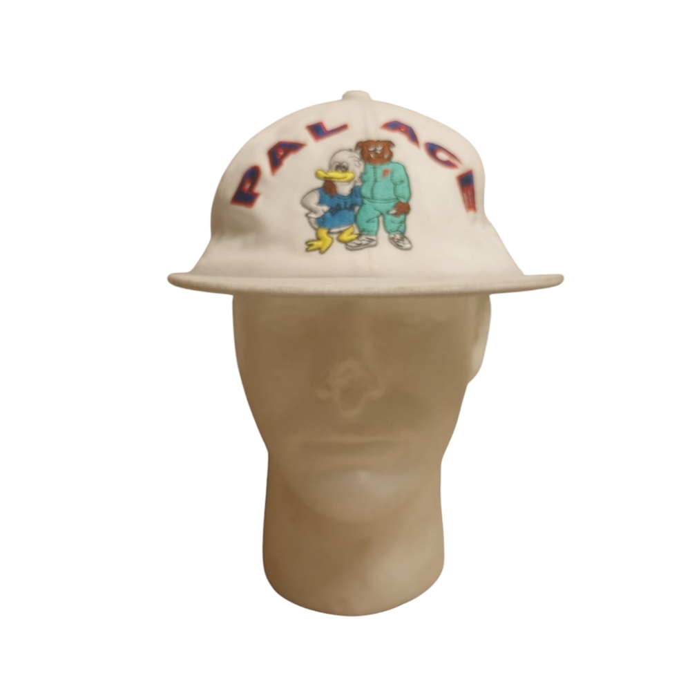 Palace Skateboards Pals Pal 6 Panel Hat White / Multicolor 100% Authentic Used